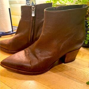 Officine Creative Italian Leather Boots, Size 37